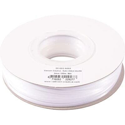 Creative Cinta Satinada, 3mm x 100m, Brillo Elegante para Crear Tarjetas, Scrapbooks, Envoltorios de Regalos y Otros Proyectos de Manualidades Creative Cinta Satinada, 3mm x 100m, Brillo Elegante para Crear Tarjetas, Scrapbooks, Envoltorios de Regalos y Otros Proyectos de Manualidades