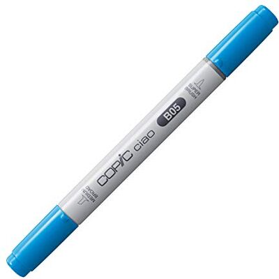 COPIC Ciao Marcador Gráfico de Doble Punta, Azul (Process Blue), 1.4 ml COPIC Ciao Marcador Gráfico de Doble Punta, Azul (Process Blue), 1.4 ml