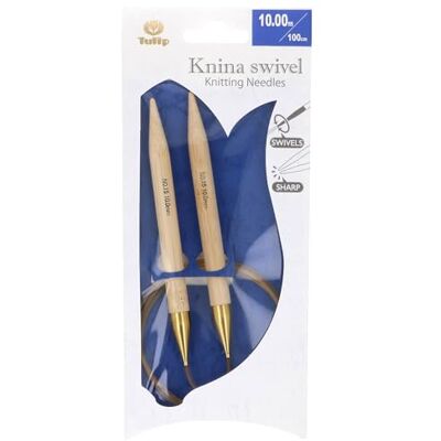 Tulip Agujas Circulares Knina Swivel 100 cm 10.0 mm 1 Unidad Tulip Agujas Circulares Knina Swivel 100 cm 10.0 mm 1 Unidad