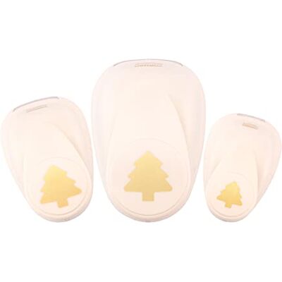 Creative Juego de 3 troqueles con diseño de árbol de Navidad, hasta 250 g/m², para manualidades, papel y scrapbooking Creative Juego de 3 troqueles con diseño de árbol de Navidad, hasta 250 g/m², para manualidades, papel y scrapbooking