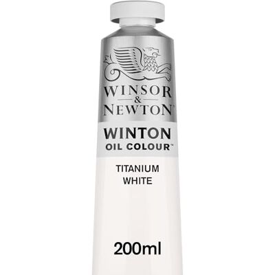 Winsor & Newton Winton Tubo de Pintura al Óleo, 200 ML, Blanco (Blanco De Titanio) Winsor & Newton Winton Tubo de Pintura al Óleo, 200 ML, Blanco (Blanco De Titanio)
