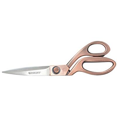 Westcott Tijeras vintage (hoja de acero inoxidable, mango de cobre, 20,4 cm) Westcott Tijeras vintage (hoja de acero inoxidable, mango de cobre, 20,4 cm)