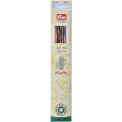 Agujas Dobles Prym 20 cm 4 mm - Agujas de Tejer Agujas Dobles Prym 20 cm 4 mm - Agujas de Tejer
