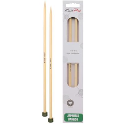 KnitPro - Bamboo 25cm 6.00mm US10 - Agujas de punto KnitPro - Bamboo 25cm 6.00mm US10 - Agujas de punto