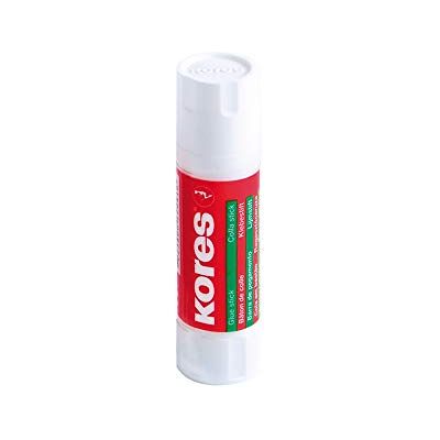 Kores Barra de pegamento sólida, lavable, no tóxico, 8 g (paquete de 12) Kores Barra de pegamento sólida, lavable, no tóxico, 8 g (paquete de 12)