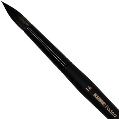 KUM Pincel para acuarela Faded redondo, tamaño 16 KUM Pincel para acuarela Faded redondo, tamaño 16