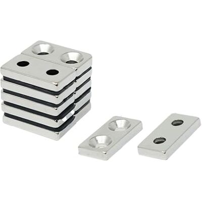 first4magnets N42 Magnet de Neodimio Para Artes, Manualidades, Fabricación de Modelos, Bricolaje, Pasatiempos, Oficina Y Hogar 20mm x 10mm x 3mm de Espesor x 3.5mm C/S 4.2kg Pull North Paquete de 10 first4magnets N42 Magnet de Neodimio Para Artes, Manualidades, Fabricación de Modelos, Bricolaje, Pasatiempos, Oficina Y Hogar 20mm x 10mm x 3mm de Espesor x 3.5mm C/S 4.2kg Pull North Paquete de 10