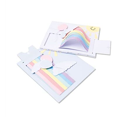 Sizzix Thinlits Tarjetas deslizantes de arco iris por Georgie Evans (13 unidades) Sizzix Thinlits Tarjetas deslizantes de arco iris por Georgie Evans (13 unidades)