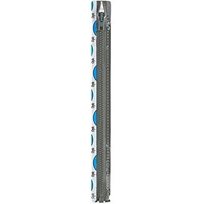 OPTI Cremallera, 100% poliéster, 00002, gris, 60 cm OPTI Cremallera, 100% poliéster, 00002, gris, 60 cm