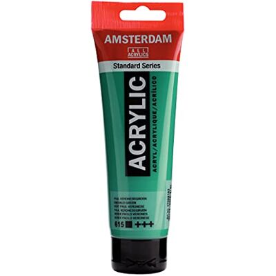 Amsterdam Standard Series Colores Acrílicos Tubo 120 ml Verde Paolo Veronés 615 (17096152) Amsterdam Standard Series Colores Acrílicos Tubo 120 ml Verde Paolo Veronés 615 (17096152)