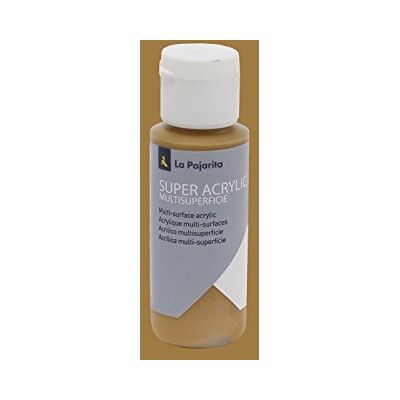 La Pajarita 186776 Pintura para Decoración y DIY, Super Acrylic, 1, Tierra La Pajarita 186776 Pintura para Decoración y DIY, Super Acrylic, 1, Tierra