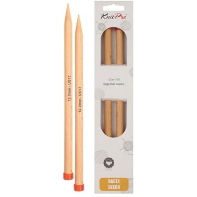 Agujas de Abedul KnitPro Basix - Agujas para tejer Agujas de Abedul KnitPro Basix - Agujas para tejer