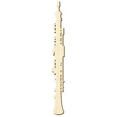 Bütic GmbH Oboe de madera – Cortes decorativos de 10 – 50 cm, tamaño: 29 cm, paquete con:25 unidades Bütic GmbH Oboe de madera – Cortes decorativos de 10 – 50 cm, tamaño: 29 cm, paquete con:25 unidades