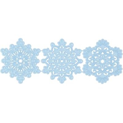 Nellie's Choice Troquel-Copos de Nieve-3 troqueles-16,1 x 6 cm-para Hacer Tarjetas, Navidad, Scrapbooking, Manualidades, DIY, Azul, 161x60mm Nellie's Choice Troquel-Copos de Nieve-3 troqueles-16,1 x 6 cm-para Hacer Tarjetas, Navidad, Scrapbooking, Manualidades, DIY, Azul, 161x60mm