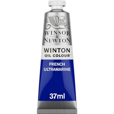 Winsor & Newton Winton Tubo de Pintura al Óleo, 37 ML, Azul (Ultramar francés) Winsor & Newton Winton Tubo de Pintura al Óleo, 37 ML, Azul (Ultramar francés)