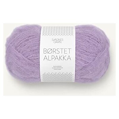 Sandnes Garn Cerda alpaca col. 5043 Ovillo de lana (110 m, 50 g), color violeta claro Sandnes Garn Cerda alpaca col. 5043 Ovillo de lana (110 m, 50 g), color violeta claro