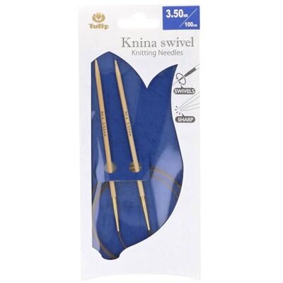 Tulip Agujas Circulares Knina Swivel 100 cm 3.50 mm 1 Unidad Tulip Agujas Circulares Knina Swivel 100 cm 3.50 mm 1 Unidad