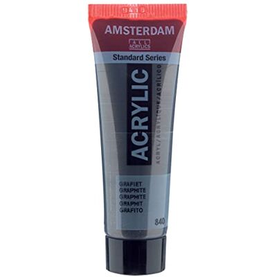 Amsterdam Tubo acrílico Serie Estándar 20ml Grafito 840 () Amsterdam Tubo acrílico Serie Estándar 20ml Grafito 840 ()