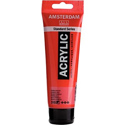 Amsterdam Standard Series Colores Acrílicos Tubo 120 ml Rojo Pyrrole 315 (17093152) Amsterdam Standard Series Colores Acrílicos Tubo 120 ml Rojo Pyrrole 315 (17093152)