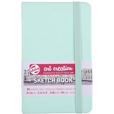 ART Cuaderno de bocetos (80 hojas, 9 x 14 cm), color menta ART Cuaderno de bocetos (80 hojas, 9 x 14 cm), color menta