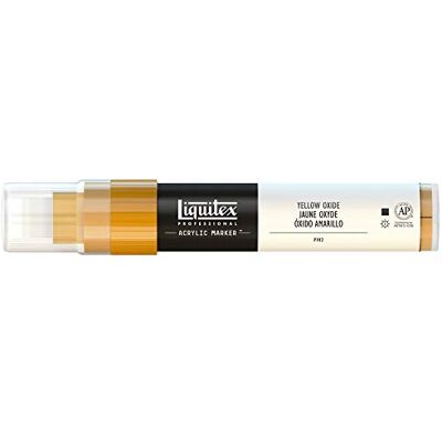 Liquitex Rotulador de Pintura acrílica, Punta Ancha, Óxido Amarillo, 15 mm Liquitex Rotulador de Pintura acrílica, Punta Ancha, Óxido Amarillo, 15 mm