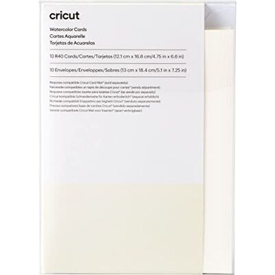 Cricut Tarjetas de acuarelas, R40 (10 uds.) Cricut Tarjetas de acuarelas, R40 (10 uds.)