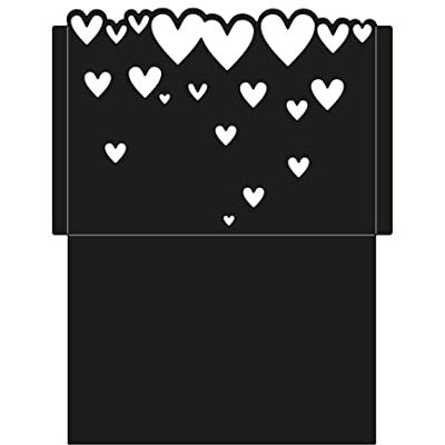 Creative Plantilla de Corte para Caja de Regalo, Sobre con Corazones, Crea tu Propia Bolsa de Regalo, Joyero, Calendario de Adviento, Etiqueta y Otras Manualidades con Papel Creative Plantilla de Corte para Caja de Regalo, Sobre con Corazones, Crea tu Propia Bolsa de Regalo, Joyero, Calendario de Adviento, Etiqueta y Otras Manualidades con Papel