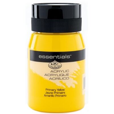 Pintura acrílica Royal & Langnickel RAA-5107 Essentials 500ml - Amarillo primario Pintura acrílica Royal & Langnickel RAA-5107 Essentials 500ml - Amarillo primario