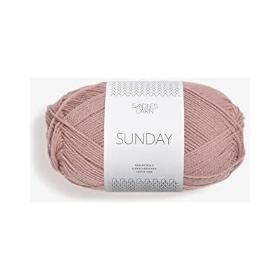 Sandnes Garn Sunday Col.4332 Dusty Rose 50 g Sandnes Garn Sunday Col.4332 Dusty Rose 50 g