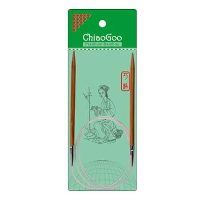 ChiaoGoo Aguja Circular de Bambú Pátina 3.25 mm 80 cm 1 unidad ChiaoGoo Aguja Circular de Bambú Pátina 3.25 mm 80 cm 1 unidad