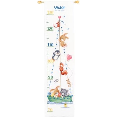 Vervaco Kit Bordado Tapiz Medidor ¡Aventuras! - Conjunto de bordado con alfabeto Vervaco Kit Bordado Tapiz Medidor ¡Aventuras! - Conjunto de bordado con alfabeto