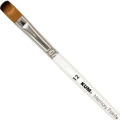 KUM Pincel para Acuarela Memory Point, Forma de Avellana, tamaño 12 KUM Pincel para Acuarela Memory Point, Forma de Avellana, tamaño 12