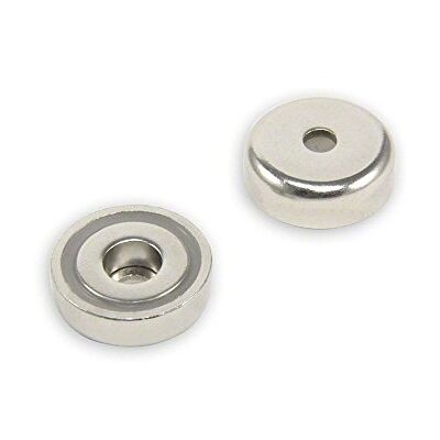 Imán de olla N42 de first4magnets - 25mm, 8mm, 20kg Imán de olla N42 de first4magnets - 25mm, 8mm, 20kg