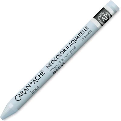 Caran d'Ache NEOCOLOR II 003 Gris Claro/Gris Claro () / Pastel 10 unidades (1er Pack)/ de cera soluble en agua/para papel, cartón, vidrio, madera, piel, tela piedra Caran d'Ache NEOCOLOR II 003 Gris Claro/Gris Claro () / Pastel 10 unidades (1er Pack)/ de cera soluble en agua/para papel, cartón, vidrio, madera, piel, tela piedra