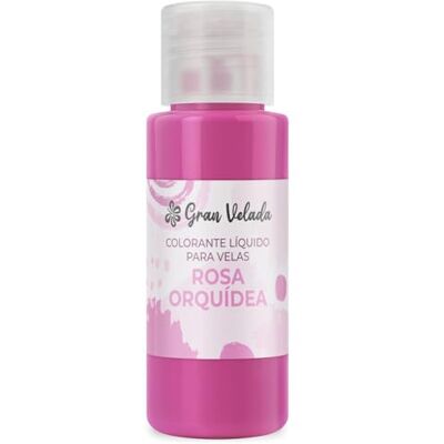GRAN VELADA Colorante Líquido para Velas Rosa Orquidea 250 ml Versátil en Diseños Pigmento de Calidad Ideal para Velas Artesanales GRAN VELADA Colorante Líquido para Velas Rosa Orquidea 250 ml Versátil en Diseños Pigmento de Calidad Ideal para Velas Artesanales