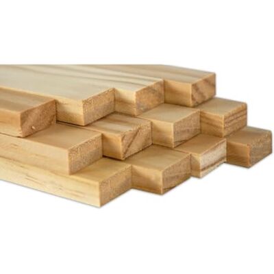 CHELY INTERMARKET Palos Madera 1x3x83 cm Pack 12 Listones Naturales Para Bricolaje Carpintería Manualidades Proyectos DIY Corte Preciso Artesanía Decoración Construcción Tallado Lijado CHELY INTERMARKET Palos Madera 1x3x83 cm Pack 12 Listones Naturales Para Bricolaje Carpintería Manualidades Proyectos DIY Corte Preciso Artesanía Decoración Construcción Tallado Lijado