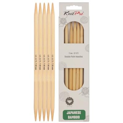 KnitPro Bambú 20cm US10 ¾ Agujas de tejer - Agujas de tejer KnitPro Bambú 20cm US10 ¾ Agujas de tejer - Agujas de tejer