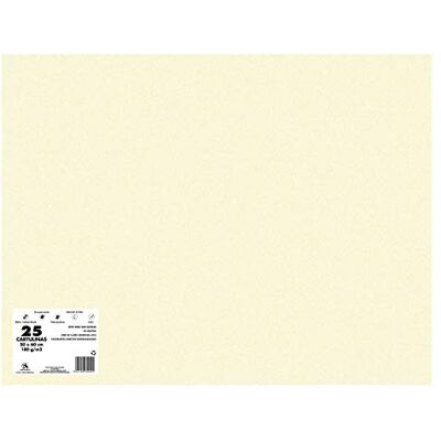 DOHE Pack de 25 cartulinas, 50 x 65 mm, color crema DOHE Pack de 25 cartulinas, 50 x 65 mm, color crema