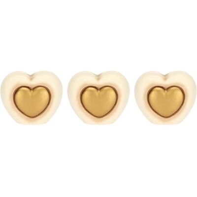 THUN Juego de 3 marcadores de posición de corazón THUN Juego de 3 marcadores de posición de corazón