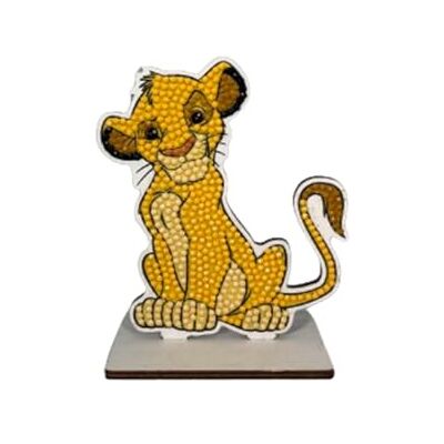 ART Juego de figuras de diamantes de Disney El Rey León Simba ART Juego de figuras de diamantes de Disney El Rey León Simba