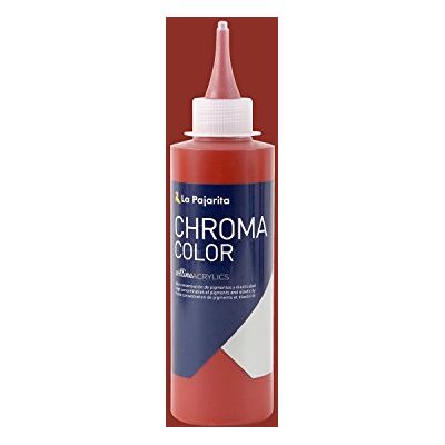 La Pajarita Pintura Acrílica Chroma Color Cc- Rojo Oxido De Hierro 200ML La Pajarita Pintura Acrílica Chroma Color Cc- Rojo Oxido De Hierro 200ML