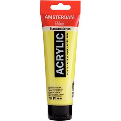 Amsterdam Standard Series Colores Acrílicos Tubo 120 ml Amarillo Azo Limón 267 (17092672) Amsterdam Standard Series Colores Acrílicos Tubo 120 ml Amarillo Azo Limón 267 (17092672)