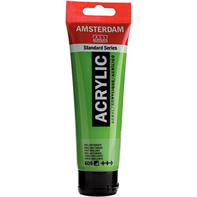 Amsterdam Standard Series Colores Acrílicos Tubo 120 ml Verde Brillante 605 (17096052) Amsterdam Standard Series Colores Acrílicos Tubo 120 ml Verde Brillante 605 (17096052)
