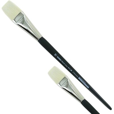 Kum - Black Line Brush plano 24 - Brislon-Fibras - brush Kum - Black Line Brush plano 24 - Brislon-Fibras - brush