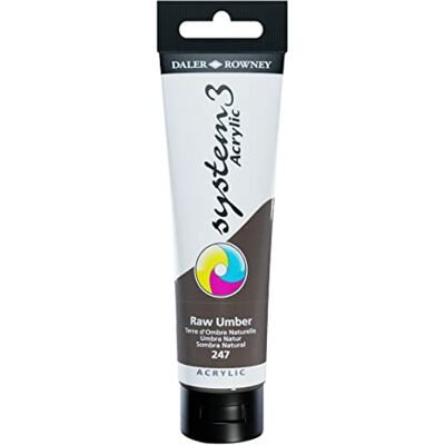 Daler Rowney System 3 Acrylic 150ml Raw Umber (247) Daler Rowney System 3 Acrylic 150ml Raw Umber (247)