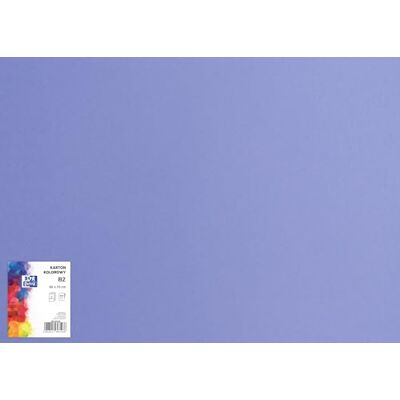 Oxford Cartón de dibujo de 50 x 70 cm/cartón para manualidades, DIN B2, cartón B2, papel para manualidades, 225 g/m², cartón Bristol, 25 hojas, color lila. 25 unidades Oxford Cartón de dibujo de 50 x 70 cm/cartón para manualidades, DIN B2, cartón B2, papel para manualidades, 225 g/m², cartón Bristol, 25 hojas, color lila. 25 unidades