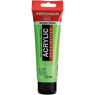 Amsterdam Standard Series Colores Acrílicos Tubo 120 ml Verde Reflex 672 (17096722) Amsterdam Standard Series Colores Acrílicos Tubo 120 ml Verde Reflex 672 (17096722)