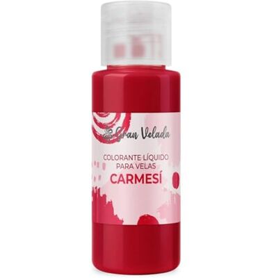 GRAN VELADA Colorante Líquido para Velas Carmesi 250 ml Pigmento de Calidad Fácil de Usar Ideal para Velas Artesanales GRAN VELADA Colorante Líquido para Velas Carmesi 250 ml Pigmento de Calidad Fácil de Usar Ideal para Velas Artesanales