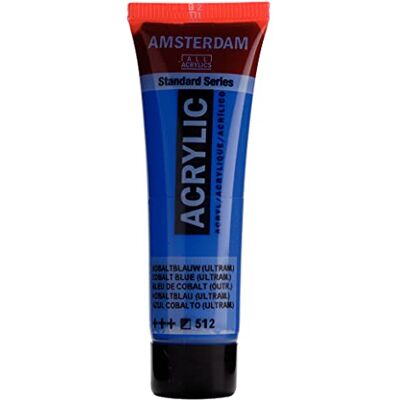 Amsterdam Tubo acrílico Serie Estándar 20 ml Azul cobalto (Azul ultramar) 512 () Amsterdam Tubo acrílico Serie Estándar 20 ml Azul cobalto (Azul ultramar) 512 ()
