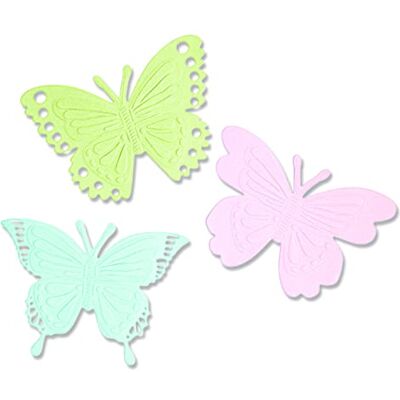 Sizzix Switchlits Embossing Folder Mariposas detalladas de Kath Breen Capítulo 2 2022, Papel, Multicolor, One Size Sizzix Switchlits Embossing Folder Mariposas detalladas de Kath Breen Capítulo 2 2022, Papel, Multicolor, One Size